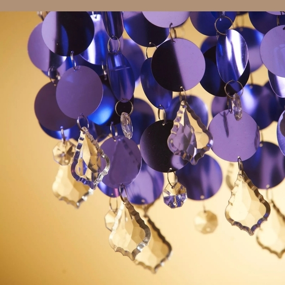 Exhart illuminated shimmer chandelier - Picture 3 of 5